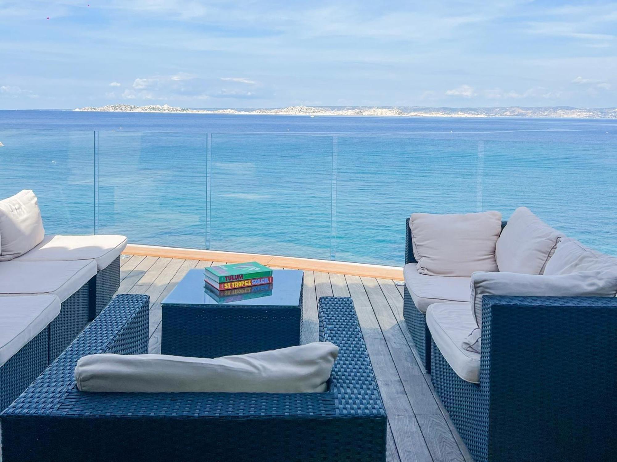 Villa Luxe Vue Mer Panoramique - Sauna-Hamam - Jacuzzi Marseille Bagian luar foto